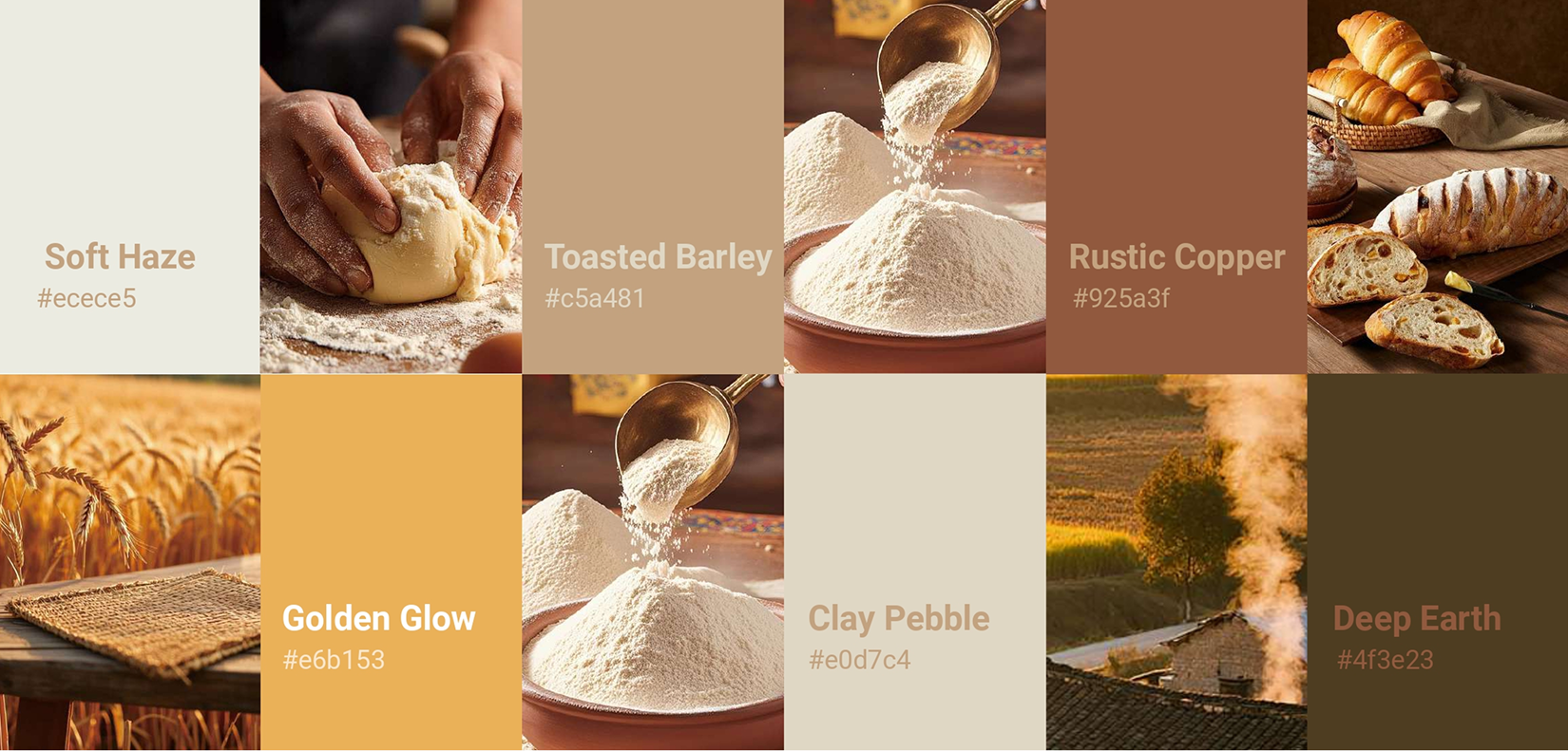 visual identity: Crafted with warmth baked with soul