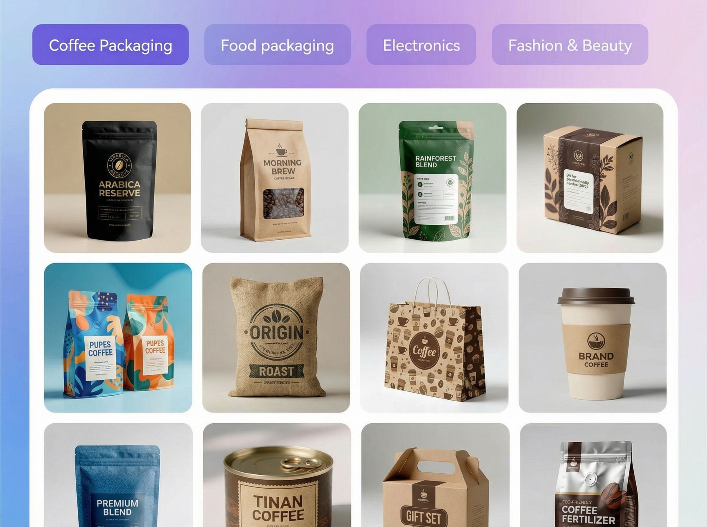 Step 1: Choose a coffee packaging ideas Step 1: Choose a coffee packaging ideas