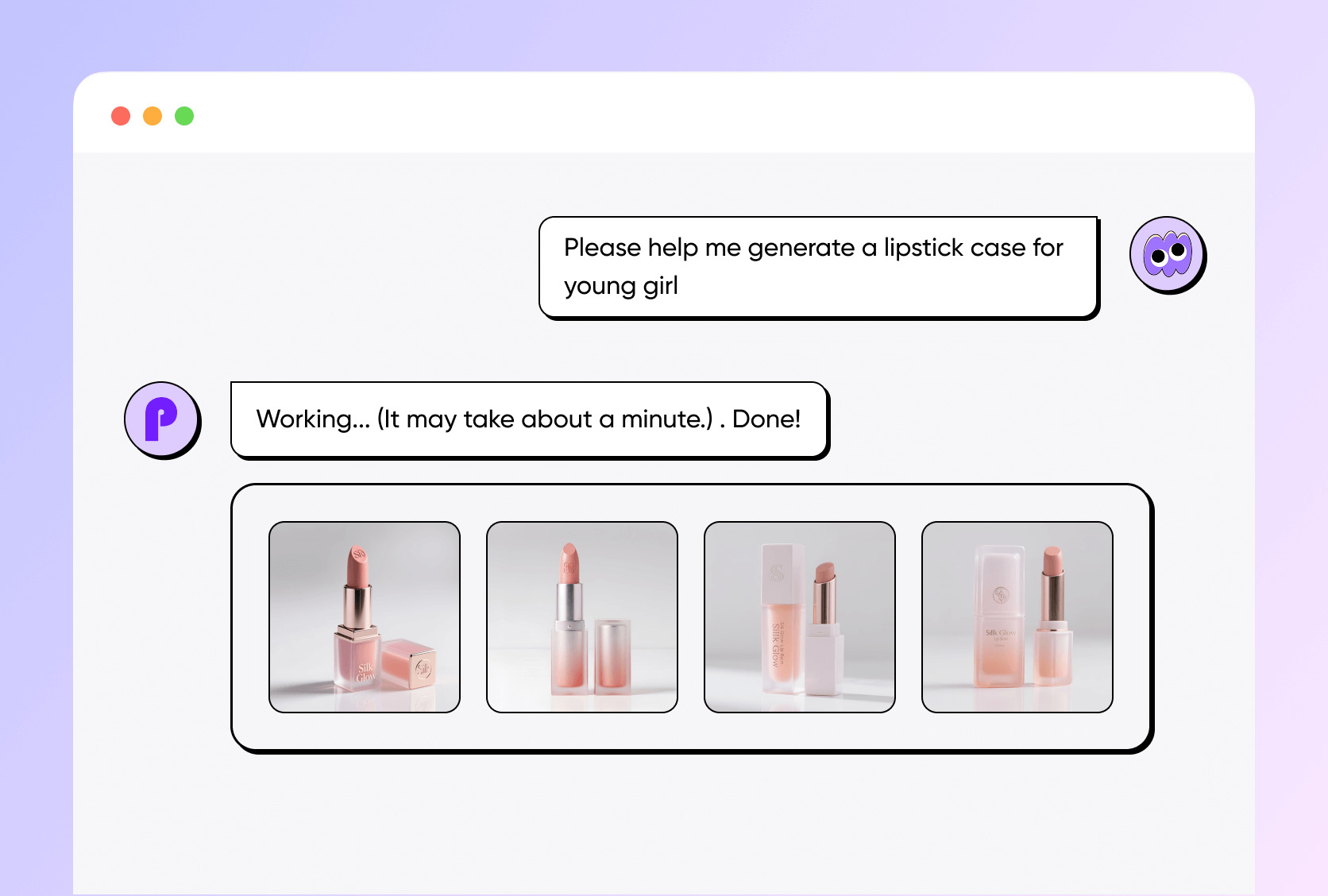 Chat with AI, start beauty packaging design