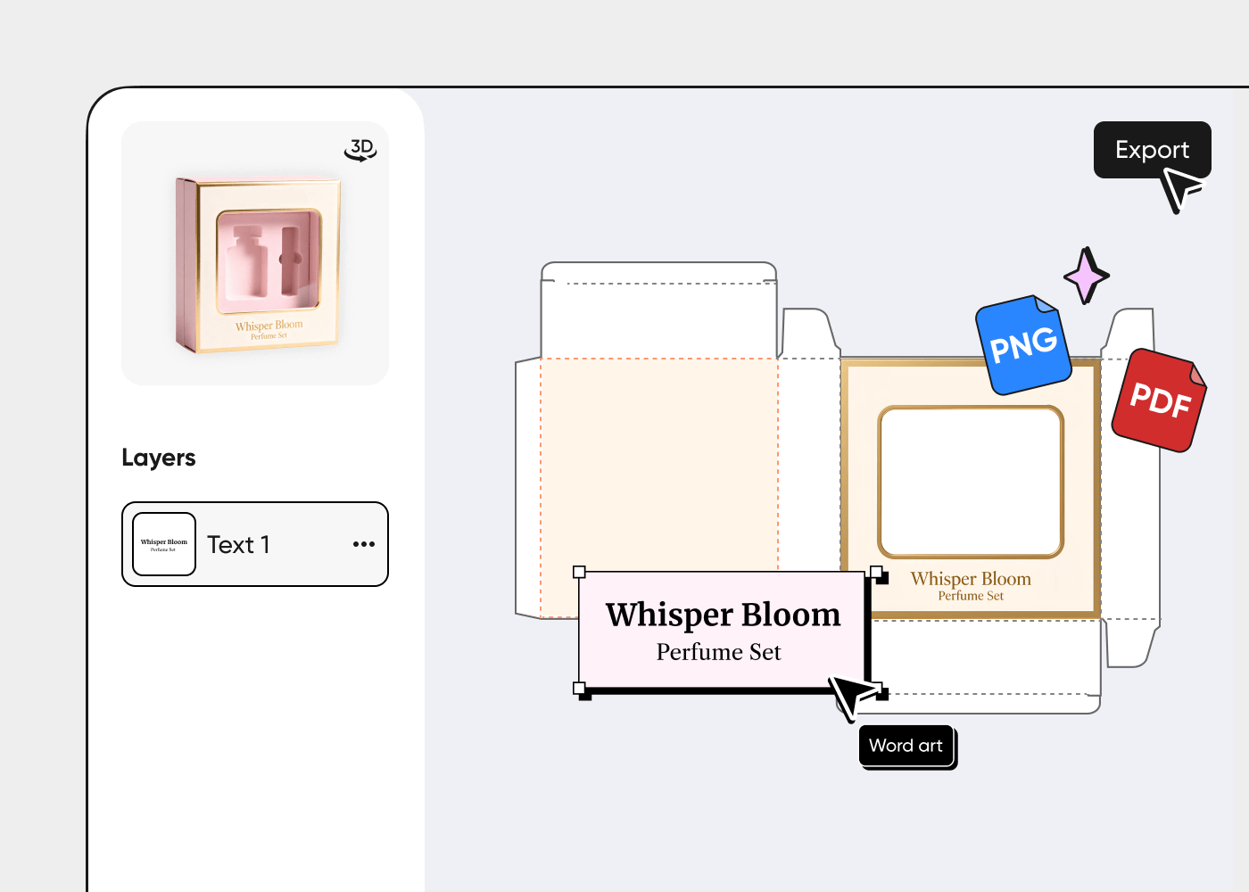 Step 3: Download beauty packaging design