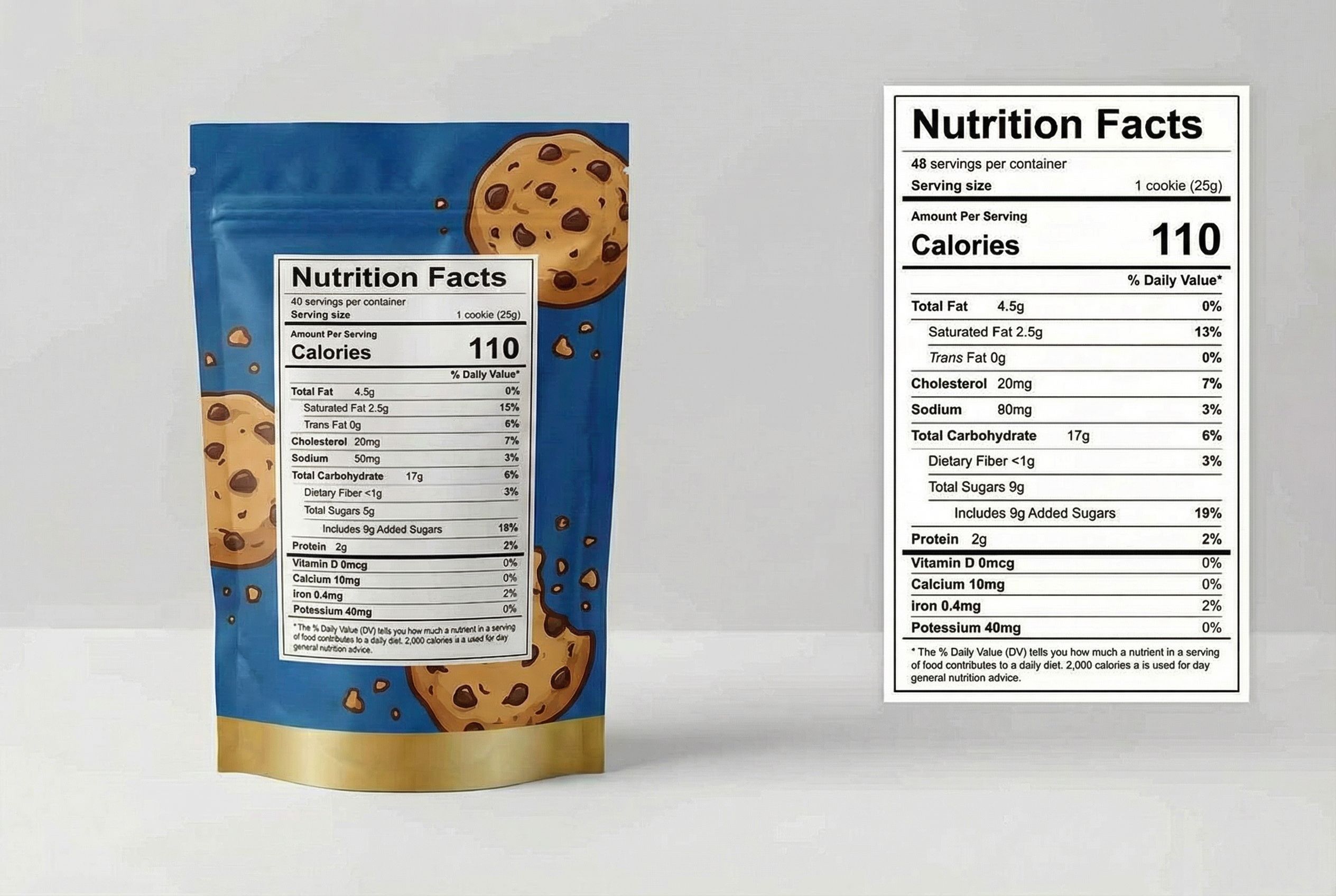 Designer-grade, print-ready labels