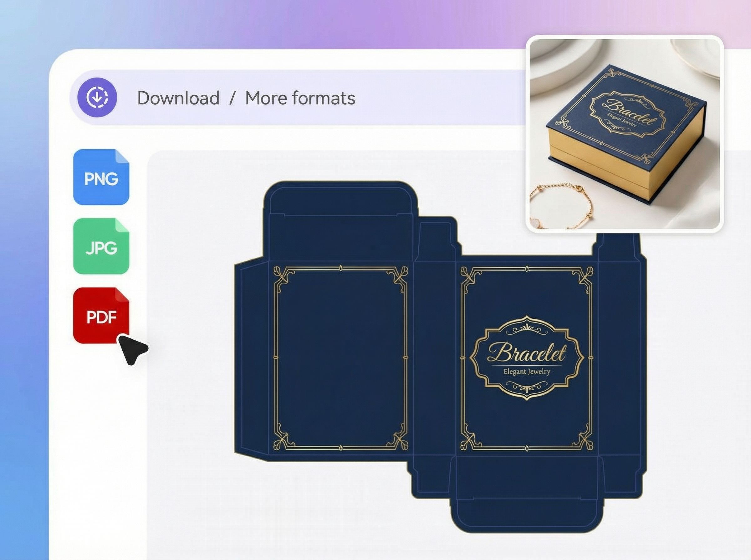 Step 3: Download bracelet packaging files