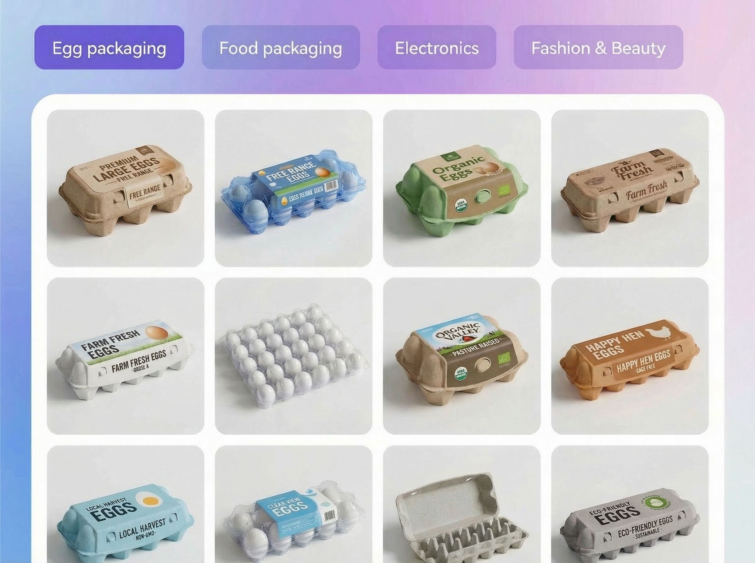 Step 1: Choose egg packaging ideas