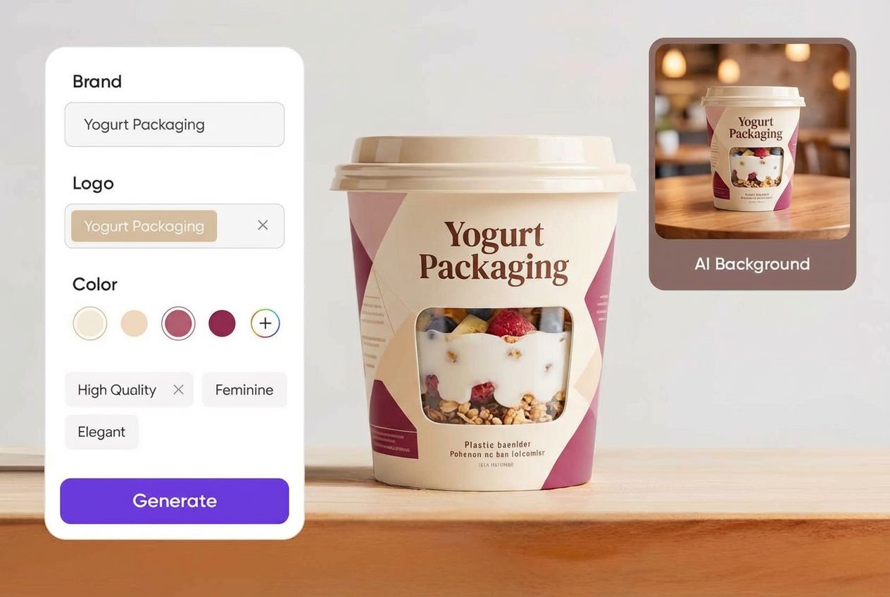 Seamless workflow for yogurt packaging from idea to print