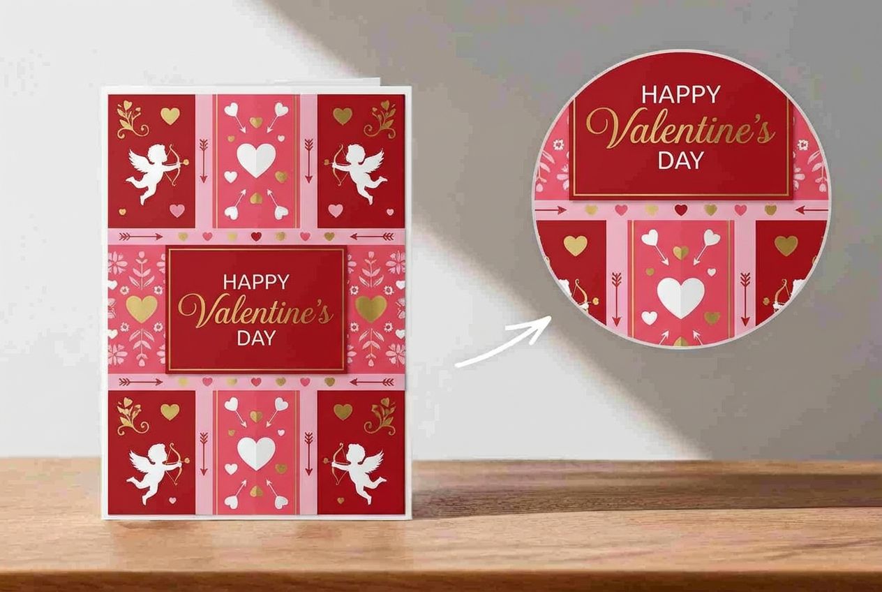 Create beautiful and unique Valentine’s Day cards