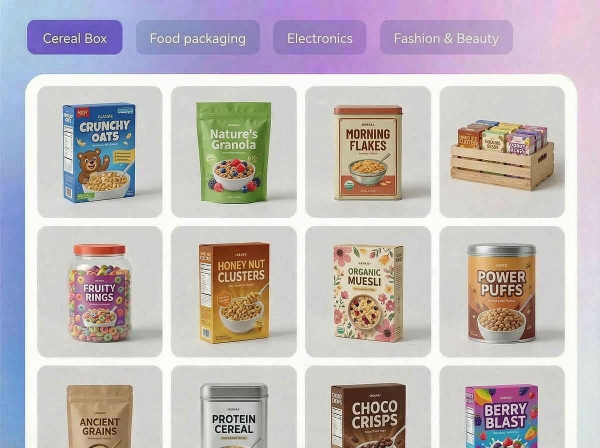 Step 1: Choose cereal box ideas