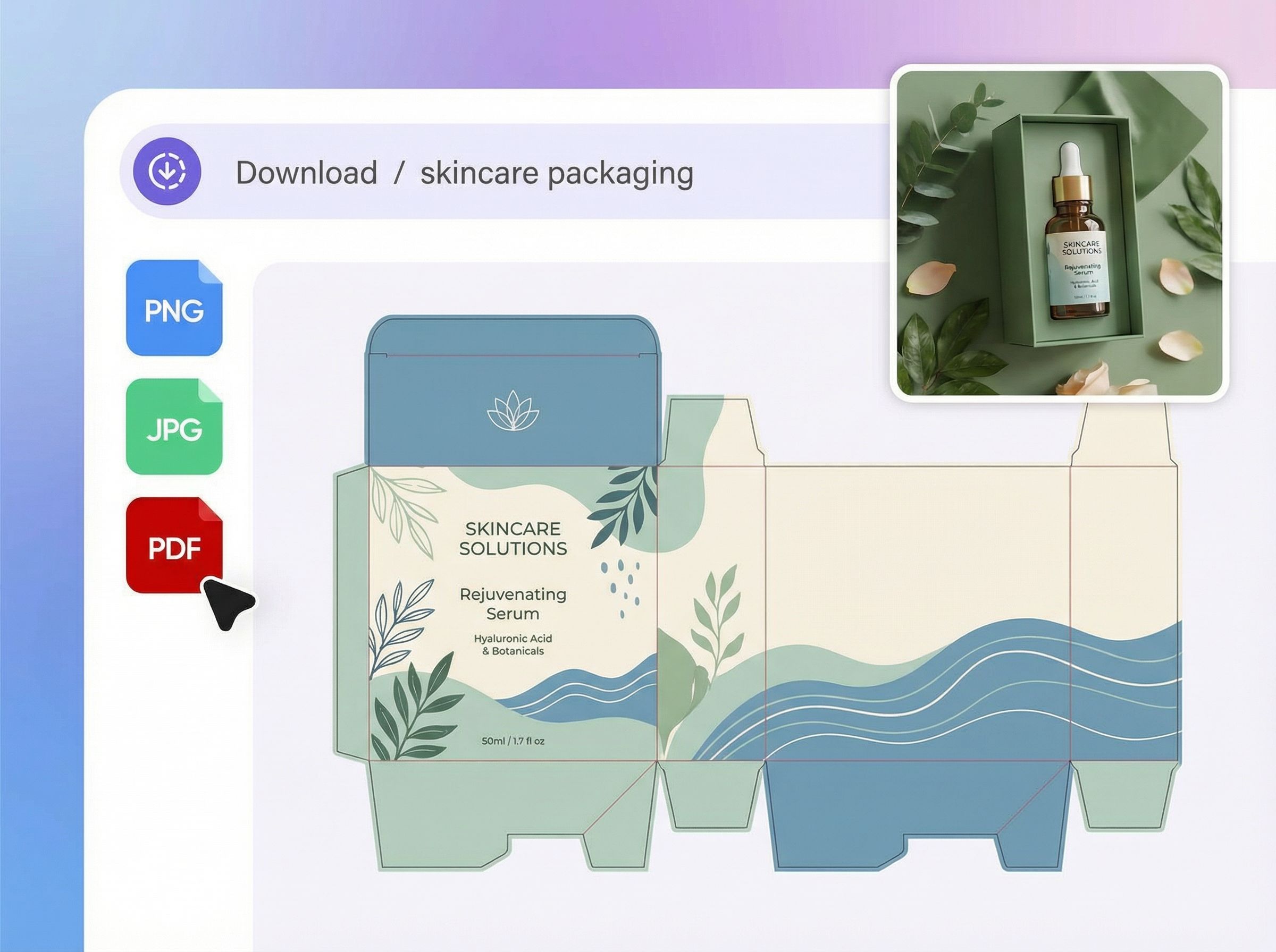 Step 3: Export your skincare packaging