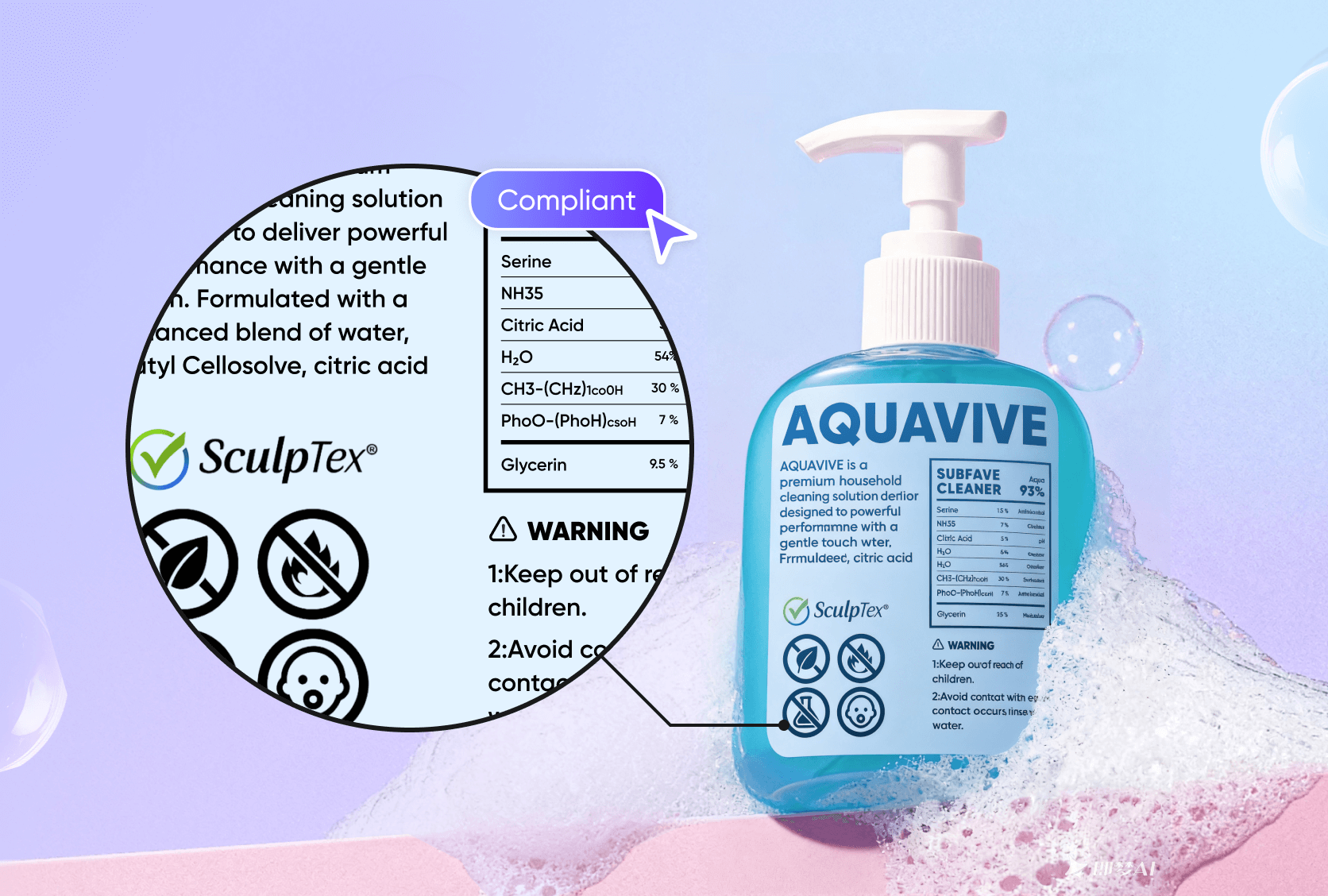 Compliance-ready labels created by AI