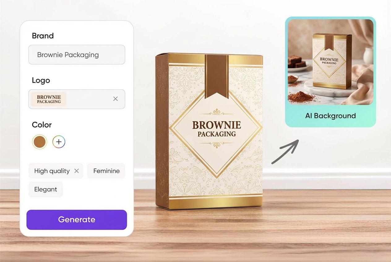 All-in-one brownie packaging tool
