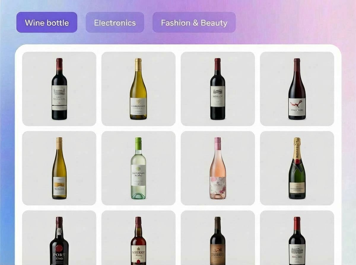 Step 1: Select a wine bottle design Step 1: Select a wine bottle design